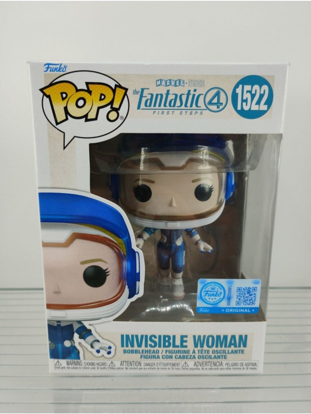 Marvel Invisible Woman Funko Pop! 1522 Fantastic 4 Figure